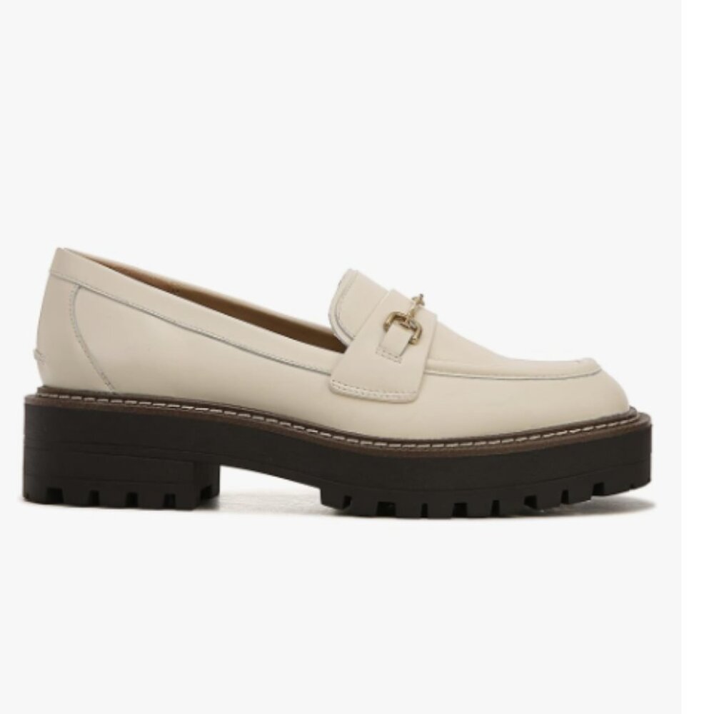 Sam edelman laurs ivory loafers
